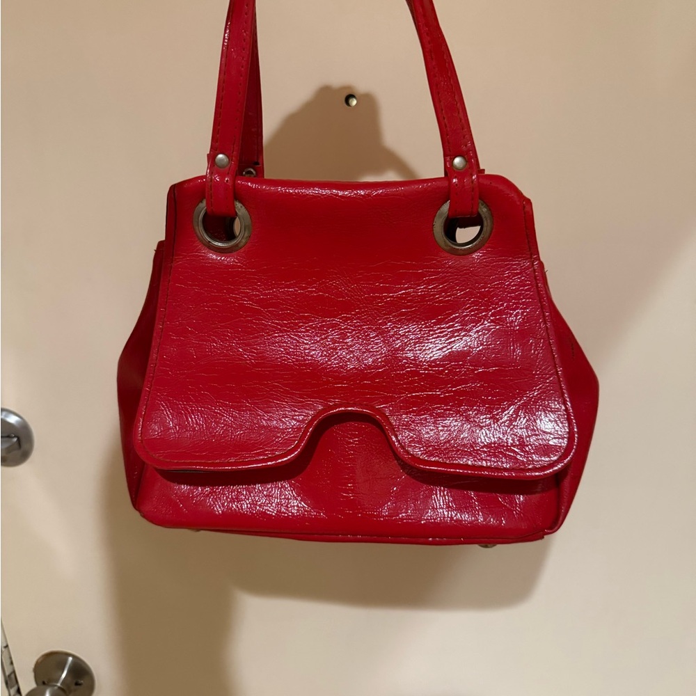 90s Vintage Leather Shoulder Bag